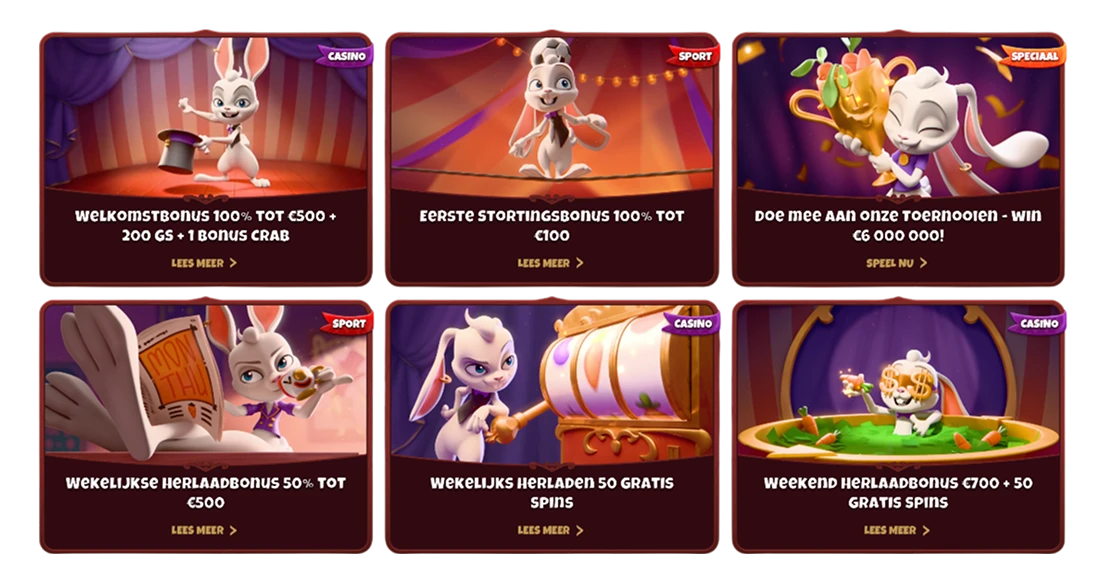 Magius casino bonussen